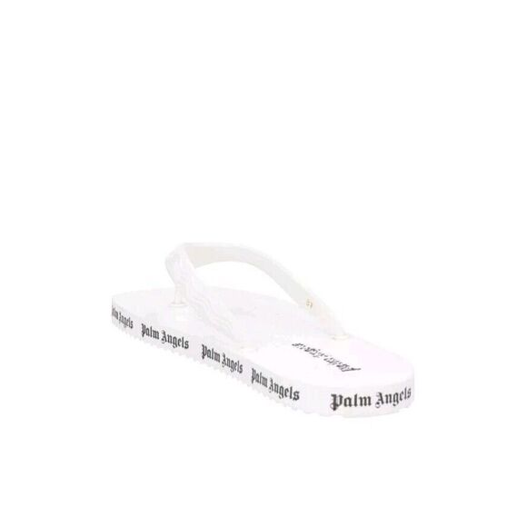 PALM ANGELS LOGO FLIP FLOPS WOMEN SANDALS MADE IN ITALY Size 39 New - Picture 4 of 10